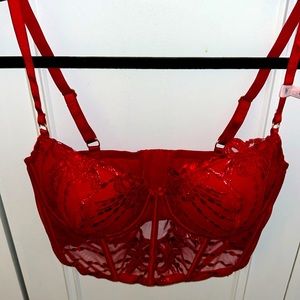 Victoria’s Secret Dream Angels Red Corset